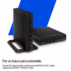 HP EliteDesk 8 Mini G1a Desktop Next Gen AI PC Wolf Pro Security Edition Copilot+ PC 350 16 GB DDR5-SDRAM 512 GB SSD Windows 11 Pro Mini PC - Vista aggiuntiva 3