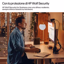 HP EliteDesk 8 Mini G1a Desktop Next Gen AI PC Wolf Pro Security Edition Copilot+ PC 350 16 GB DDR5-SDRAM 512 GB SSD Windows 11 Pro Mini PC - Vista aggiuntiva 5