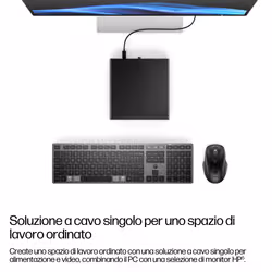 HP EliteDesk 8 Mini G1a Desktop Next Gen AI PC Wolf Pro Security Edition Copilot+ PC 350 16 GB DDR5-SDRAM 512 GB SSD Windows 11 Pro Mini PC - Vista aggiuntiva 7