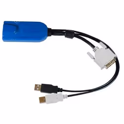 Raritan Digital DVI-D, USB CIM, 0,3 m, USB, USB, DVI-D, Multicolore, Nero, RJ-45