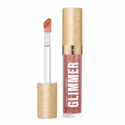 Revlon Super Lustrous Glimmer Gloss, Marrone, Glazed Almond, Scintillante, Donna, Liquido, Brillante