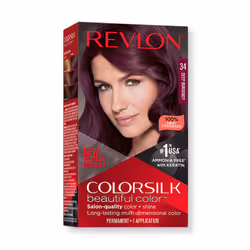Revlon ColorSilk Beautiful Color 34 Deep Burgundy, Marrone, Deep Burgundy, Ammoniaca