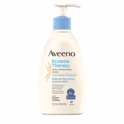 Aveeno Eczema Therapy Daily Moisturizing Cream With Colloidal Oat & Ceramide, Crema (colore), Unisex, Antirritazione, Antipru ...