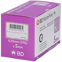 BD Micro-Fine 31G 5mm Aghi per Penna Insulina 100 pezzi