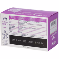 BD Micro-Fine 31G 5mm Aghi per Penna Insulina 100 pezzi