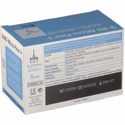 BD Micro-Fine 31G 8mm Aghi per Penna Insulina 100 pezzi