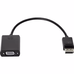 HP Adattatore da DisplayPort a VGA, DisplayPort, VGA, Maschio, Maschio, Nero, Maschio/Maschio