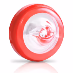 Pipedream Mega-Bator Stimolatore per uomo Nero, Rosso, Trasparente Elastomero
