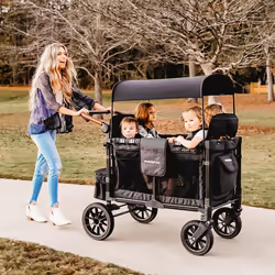 Wonderfold W4 Luxe Passeggino all-terrain 4 seduta(e) Nero