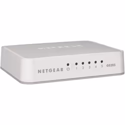 NETGEAR GS205, Non gestito, Gigabit Ethernet (10/100/1000)