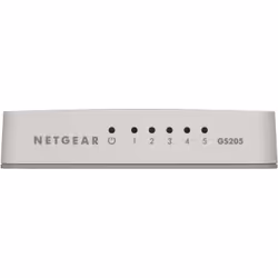 NETGEAR GS205 Non gestito Gigabit Ethernet (10/100/1000) Bianco