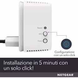 NETGEAR EX3110 Ricevitore e trasmettitore di rete Bianco 10, 100, 300 Mbit/s - Vista aggiuntiva 7