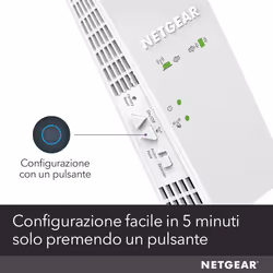 NETGEAR EX6250 Ripetitore di rete Bianco 10, 100, 1000 Mbit/s - Vista aggiuntiva 6