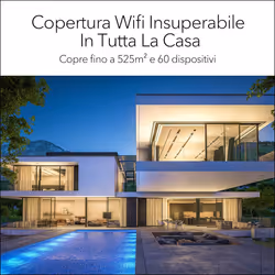 NETGEAR Orbi RBK853 AX6000 WiFi 6 Mesh System Banda tripla (2.4 GHz/5 GHz/5 GHz) Grigio 4 Interno - Vista aggiuntiva 8