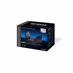 NETGEAR Nighthawk RAXE300 router wireless Gigabit Ethernet Banda tripla (2.4 GHz/5 GHz/5 GHz) Nero - Vista aggiuntiva 4