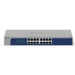 NETGEAR GS516-300EUS switch di rete Non gestito Gigabit Ethernet (10/100/1000) Supporto Power over Ethernet (PoE) Grigio