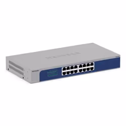 NETGEAR GS516-300EUS switch di rete Non gestito Gigabit Ethernet (10/100/1000) Supporto Power over Ethernet (PoE) Grigio