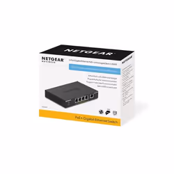 NETGEAR GS305PP Non gestito Gigabit Ethernet (10/100/1000) Supporto Power over Ethernet (PoE) Nero - Vista aggiuntiva 6