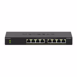 NETGEAR GS308LP Non gestito Gigabit Ethernet (10/100/1000) Supporto Power over Ethernet (PoE) Desktop Nero - Vista aggiuntiva 2