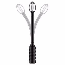 ElectraStim Depth Charge Flexible Electro Probe Massaggiatore prostatico Nero Metallo, Silicio 1 pz