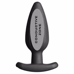 ElectraStim Silicone Noir Rocker Butt Plug Plug anale Nero Silicio 1 pz