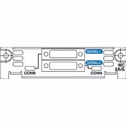Cisco 2-Port Async Sync Serial WAN Interface Card 2600 spare, 0,000128 Gbit/s, PPP, Cat5e, V.35, RS-232, RS-449, RS-530, RS-5 ...