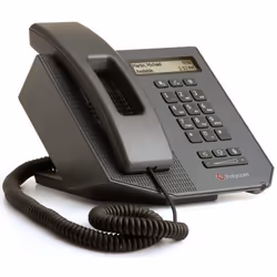 POLY CX300 R2, IP Phone, Nero, Cornetta cablata, Monocromatico, 80 dB, 3%