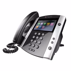 POLY 601, IP Phone, Nero, Cornetta cablata, In-band, 16 linee, Digitale
