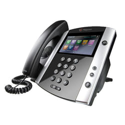 POLY 601 telefono IP Nero 16 linee LCD