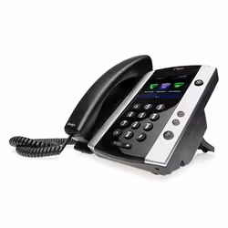 POLY 501, IP Phone, Nero, Cornetta cablata, In-band, 12 linee, Digitale