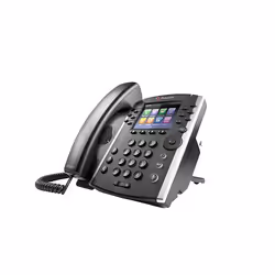 POLY 411, IP Phone, Nero, Cornetta cablata, In-band, 12 linee, Digitale