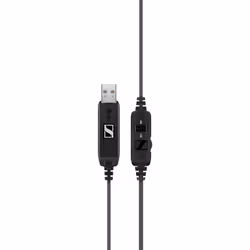Sennheiser PC 8 USB Auricolare Cablato A Padiglione Ufficio Nero - Vista aggiuntiva 4