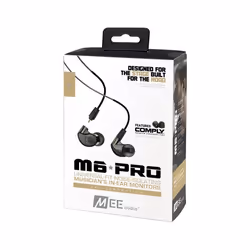 MEE audio M6 PRO Cuffie Cablato In-ear Musica alta qualità Nero, Grigio - Vista aggiuntiva 8