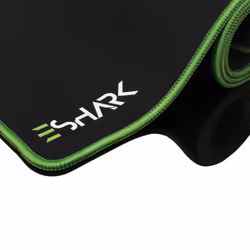 White Shark ΞSHARK Karuta XL Tappetino per mouse per gioco da computer Nero, Verde - Vista aggiuntiva 4