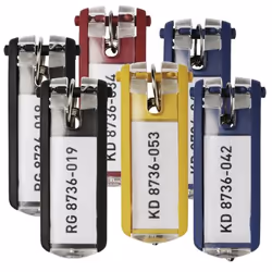 Durable Key Clip Giallo 6 pz - Vista aggiuntiva 6