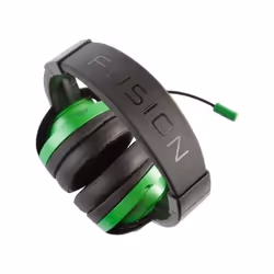 PowerA Fusion Auricolare Cablato A Padiglione Gaming Nero, Verde