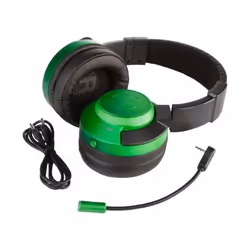 PowerA Fusion Auricolare Cablato A Padiglione Gaming Nero, Verde - Vista aggiuntiva 7