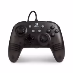 PowerA Black Frost, Gamepad, Nintendo Switch, Analogico/Digitale, Cablato, USB, Nero