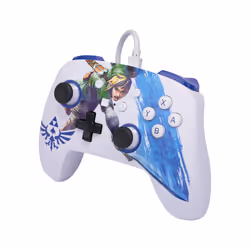 PowerA 1526548-01 periferica di gioco Blu, Bianco USB Gamepad Analogico Nintendo Switch - Vista aggiuntiva 4