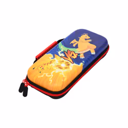 PowerA NSCS0055-01 custodia per console portatile Custodia rigida Nintendo Blu, Giallo