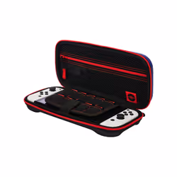 PowerA NSCS0055-01 custodia per console portatile Custodia rigida Nintendo Blu, Giallo - Vista aggiuntiva 5