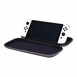 PowerA NSCS0087-01 custodia per console portatile Cover Nintendo Feltro Nero, Grigio, Bianco - Vista aggiuntiva 6