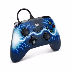 PowerA XBGP0190-01 Nero, Blu USB Gamepad PC, Xbox One, Xbox One S, Xbox One X