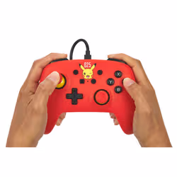 PowerA NSGP0200-01 periferica di gioco Rosso USB Gamepad Analogico Nintendo Switch, Nintendo Switch OLED - Vista aggiuntiva 3