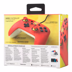 PowerA NSGP0200-01 periferica di gioco Rosso USB Gamepad Analogico Nintendo Switch, Nintendo Switch OLED - Vista aggiuntiva 5