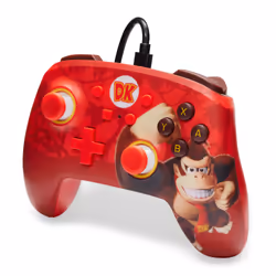 PowerA Enhanced Rosso USB Gamepad Analogico/Digitale Nintendo Switch, Nintendo Switch OLED - Vista aggiuntiva 4