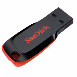 SanDisk Cruzer Blade unità flash USB 32 GB USB tipo A 2.0 Nero, Rosso - Vista aggiuntiva 5