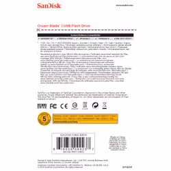 SanDisk Cruzer Blade unità flash USB 16 GB USB tipo A 2.0 Bianco - Vista aggiuntiva 5