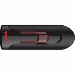 SanDisk UFM 16 GB USB CRUZER GLIDE 3.0 unità flash USB USB tipo A 3.2 Gen 1 (3.1 Gen 1) Nero, Rosso - Vista aggiuntiva 2