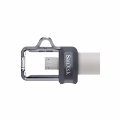 SanDisk Ultra Dual m3.0 unità flash USB 64 GB USB Type-A / Micro-USB 3.2 Gen 1 (3.1 Gen 1) Nero, Argento, Trasparente - Vista aggiuntiva 7